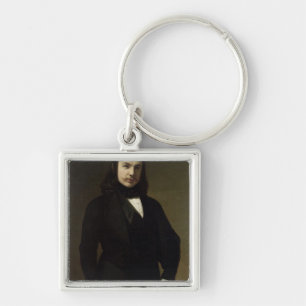 Portrait of Theophile Gautier , 1839 Key Ring