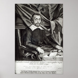 Portrait of Theophraste Renaudot  age 58, 1644 Poster