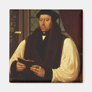 Portrait of Thomas Cranmer 1546 Magnet