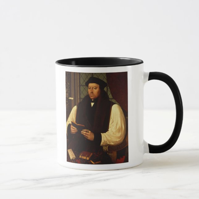 Portrait of Thomas Cranmer  1546 Mug (Right)