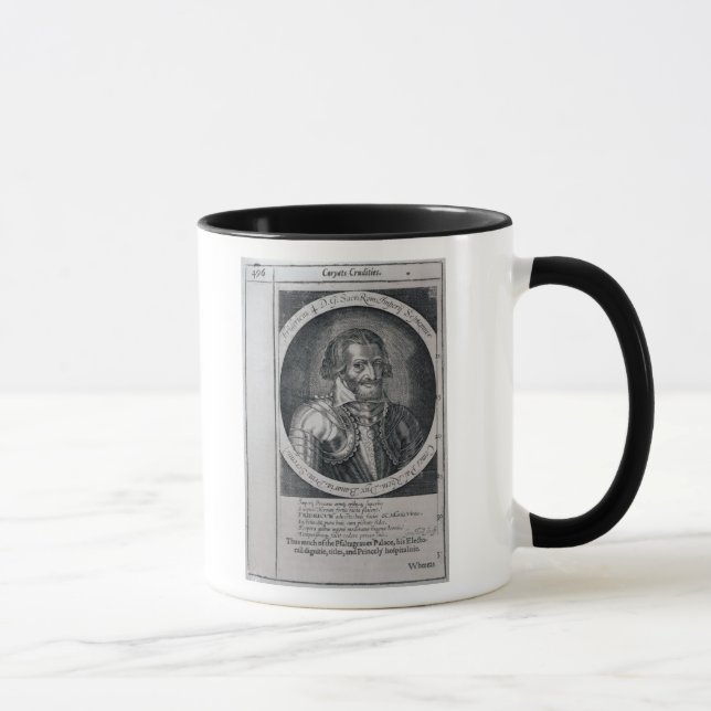 Portrait of Thomas from 'Coryate's Crudities' Mug (Right)
