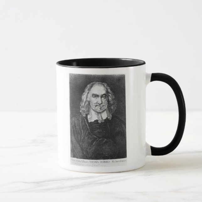 Portrait of Thomas Hobbes Mug (Right)