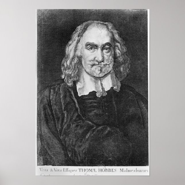 Portrait of Thomas Hobbes Poster (Front)