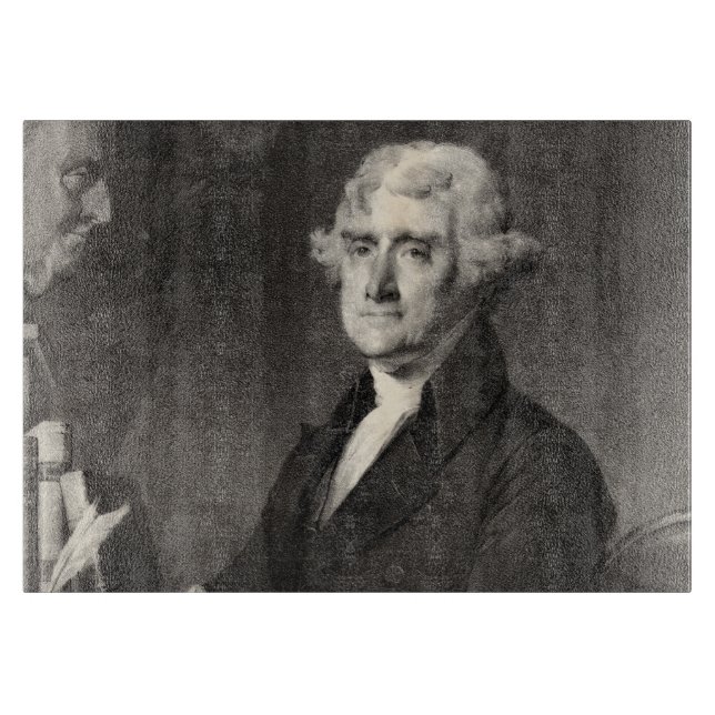 Portrait of Thomas Jefferson Cutting Board (Front)