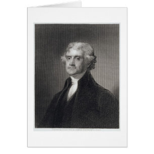 Portrait of Thomas Jefferson, engraved by Henry Br
