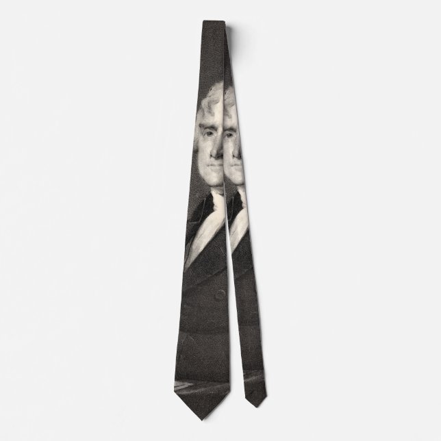 Portrait of Thomas Jefferson Tie (Front)