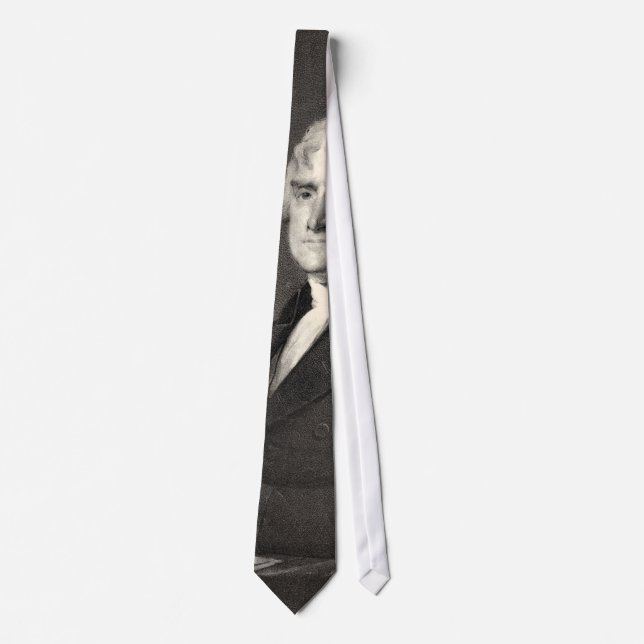 Portrait of Thomas Jefferson Tie (Front)