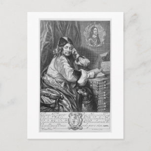 Portrait of Thomas Killigrew (1612-83) Restoration Postcard