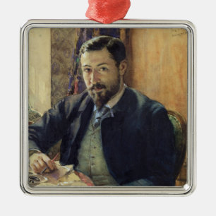 Portrait of Thomas Lemas Metal Tree Decoration