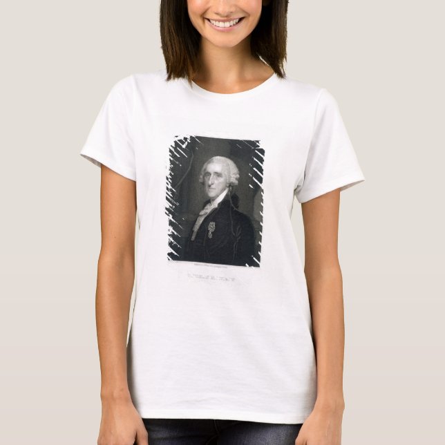 Portrait of Thomas McKean, engraved by Thomas B. W T-Shirt (Front)