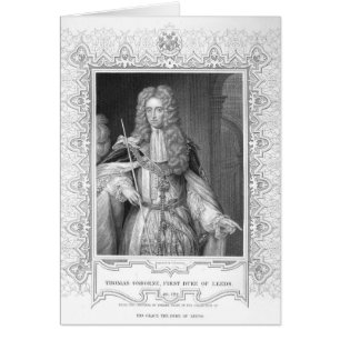 Portrait of Thomas Osborne, engraving