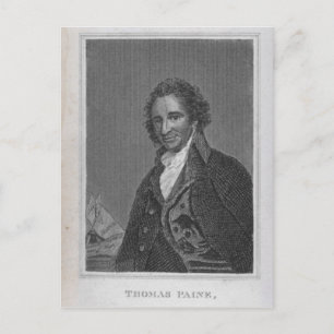 Portrait of Thomas Paine  from Volume I Postcard