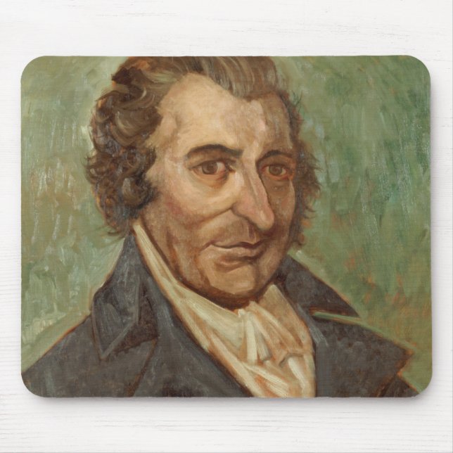 Portrait of Thomas Paine Mouse Pad (Front)