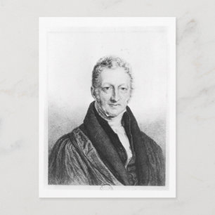 Portrait of Thomas Robert Malthus Postcard