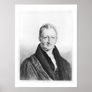 Portrait of Thomas Robert Malthus Poster