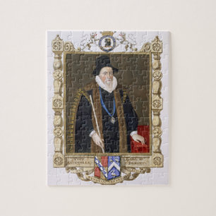 Portrait of Thomas Sackville (1536-1608) 1st Baron Jigsaw Puzzle