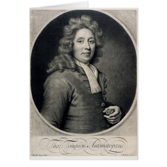Portrait of Thomas Tompion  engraved by John (Front)