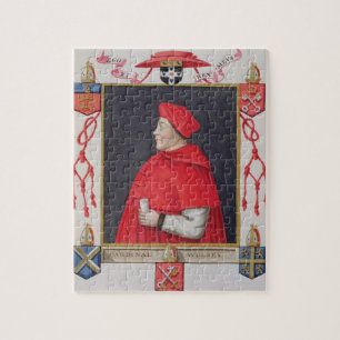Portrait of Thomas Wolsey (c.1475-1530) Cardinal a Jigsaw Puzzle