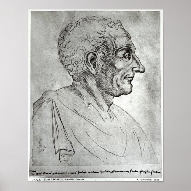 Portrait of Titus Livius known as Livy Poster (Front)