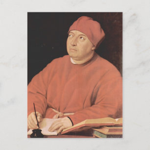 Portrait of Tommaso 'Fedra' Inghirami by Raphael Postcard
