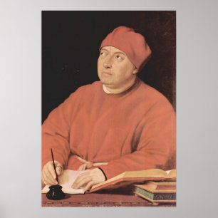 Portrait of Tommaso 'Fedra' Inghirami by Raphael Poster