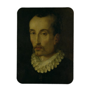 Portrait of Torquato Tasso, 1585-90 (oil on panel) Magnet