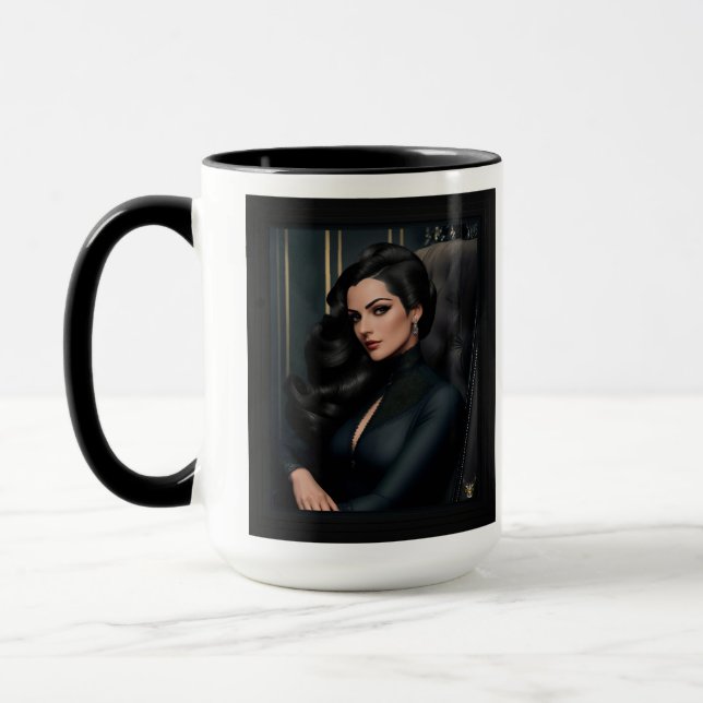 Portrait Of Tressa Straninski by Xzendor7 Mug (Left)