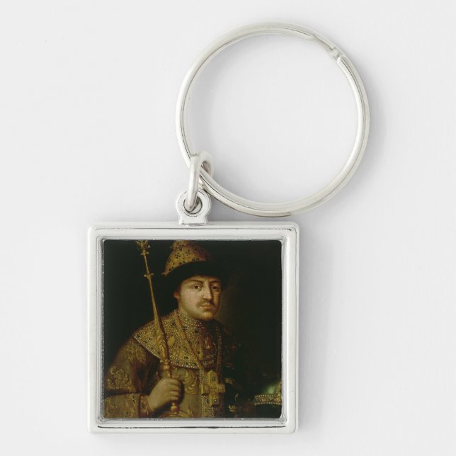 Portrait of Tsar Fyodor III Alexeevich Key Ring (Front)