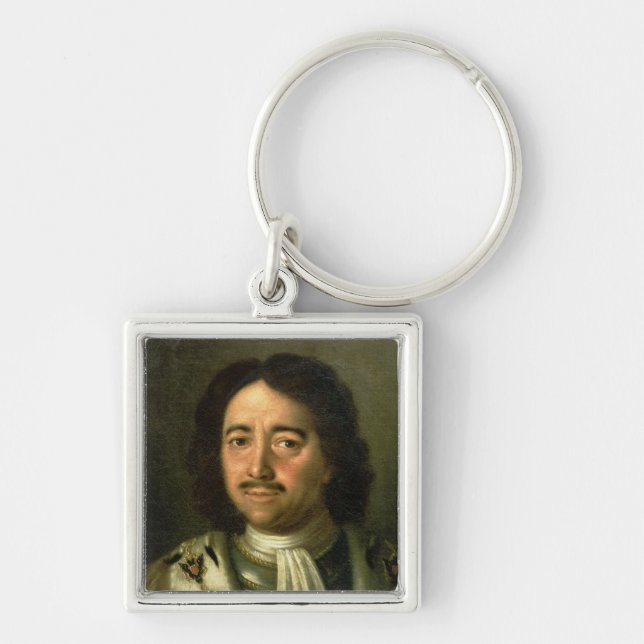 Portrait of Tsar Peter I the Great  1772 Key Ring (Front)