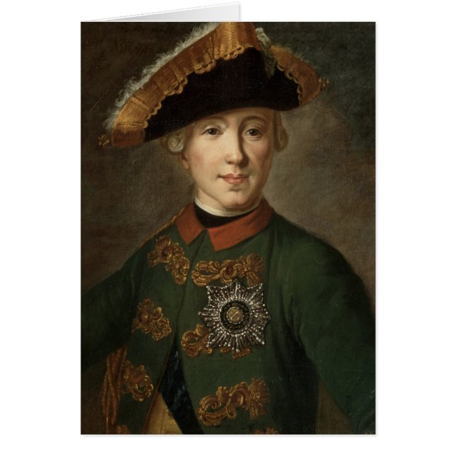 Portrait of Tsar Peter III (Front)