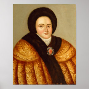 Portrait of Tsarina Evdokiya Lopukhina Poster
