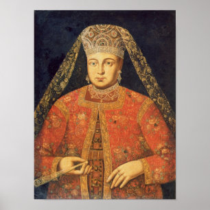 Portrait of Tsarina Marfa Matveyevna Poster