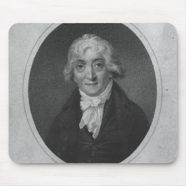 Portrait of Venanzio Rauzzini Mouse Pad (Front)