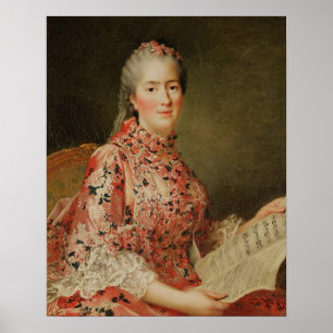 Portrait of Victoire of France Poster