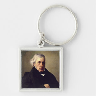 Portrait of Victor Cousin c.1881 Key Ring
