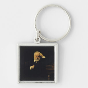 Portrait of Victor Hugo  1879 Key Ring