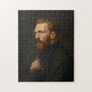 Portrait of Vincent van Gogh by John Peter Russell Jigsaw Puzzle