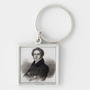 Portrait of Vincenzo Bellini Key Ring