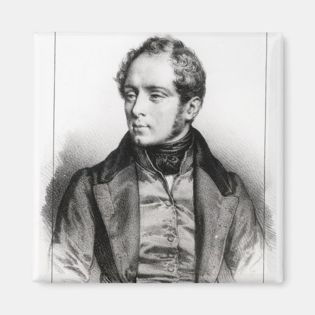 Portrait of Vincenzo Bellini Magnet (Front)