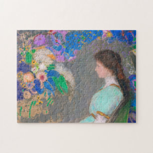 Portrait of Violette Heymann, Redon Jigsaw Puzzle