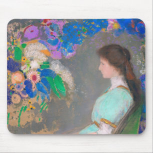 Portrait of Violette Heymann, Redon Mouse Pad