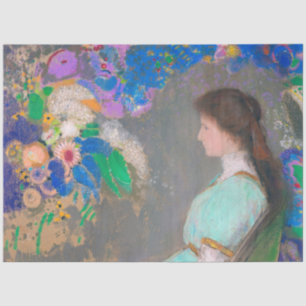 Portrait of Violette Heymann, Redon Tissue Paper