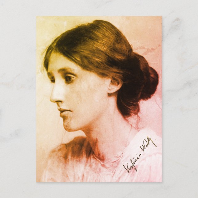 Portrait of Virginia Woolf (1902) Postcard (Front)