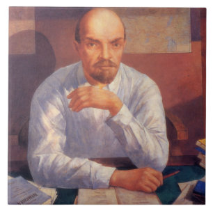 Portrait of Vladimir Lenin Ceramic Tile