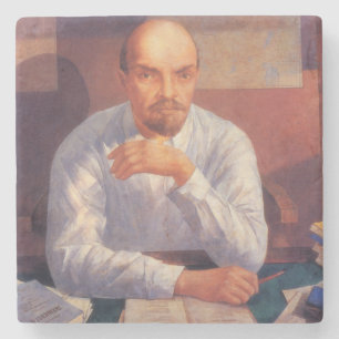 Portrait of Vladimir Lenin Stone Coaster