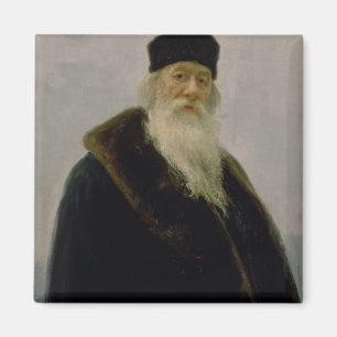 Portrait of Vladimir Vasil'evich Stasov 1900 Magnet
