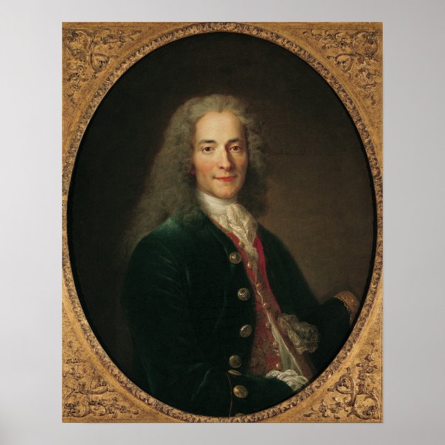 Portrait of Voltaire  after 1718 Poster (Front)