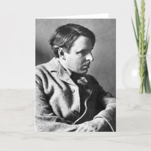 Portrait of W.B. Yeats Card