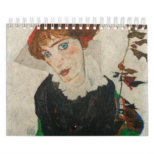 Portrait of Wally by Egon Schiele Calendar