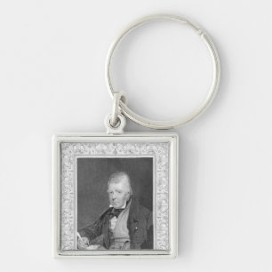 Portrait of Walter Scott Key Ring